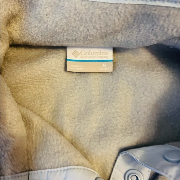 Nwt gorgeous Columbia fleece size youth medium in blue and pink - Picture 7 of 10